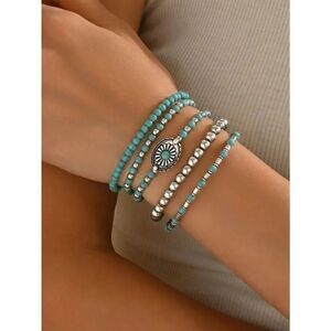 Boho beaded bracelet set M1770